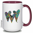 Load image into Gallery viewer, Triple Heart Ceramic Mug