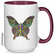 Load image into Gallery viewer, Butterfly Ceramic Mug