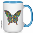 Load image into Gallery viewer, Butterfly Ceramic Mug