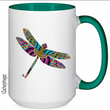 Load image into Gallery viewer, Dragonfly Ceramic Mug