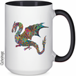 Load image into Gallery viewer, Dragon 15 oz Ceramic Mug