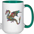 Load image into Gallery viewer, Dragon 15 oz Ceramic Mug