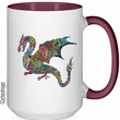 Load image into Gallery viewer, Dragon 15 oz Ceramic Mug