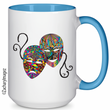 Load image into Gallery viewer, Drama Mask Ceramic Mug