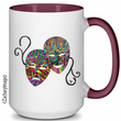 Load image into Gallery viewer, Drama Mask Ceramic Mug