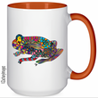 Load image into Gallery viewer, Frog 15 oz Ceramic Mug