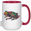 Load image into Gallery viewer, Frog 15 oz Ceramic Mug