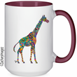 Load image into Gallery viewer, Giraffe Ceramic Mug