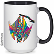 Load image into Gallery viewer, Hanging Bat Ceramic Mug