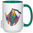 Load image into Gallery viewer, Hanging Bat Ceramic Mug