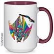 Load image into Gallery viewer, Hanging Bat Ceramic Mug