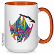Load image into Gallery viewer, Hanging Bat Ceramic Mug