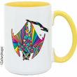 Load image into Gallery viewer, Hanging Bat Ceramic Mug