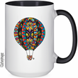 Load image into Gallery viewer, Hot Air Balloon 2 15 oz Ceramic Mug