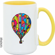 Load image into Gallery viewer, Hot Air Balloon 15 oz Ceramic Mug