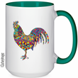 Load image into Gallery viewer, Rooster Ceramic Mug