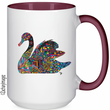 Load image into Gallery viewer, Swan Ceramic Mug