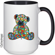 Load image into Gallery viewer, Teddy Bear Ceramic Mug