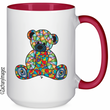 Load image into Gallery viewer, Teddy Bear Ceramic Mug