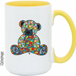 Load image into Gallery viewer, Teddy Bear Ceramic Mug