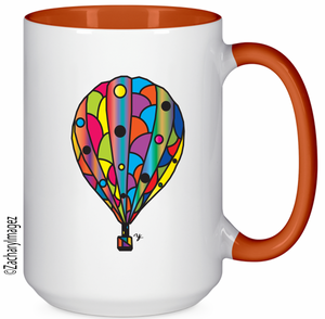 Hot Air Balloon 15 oz Ceramic Mug