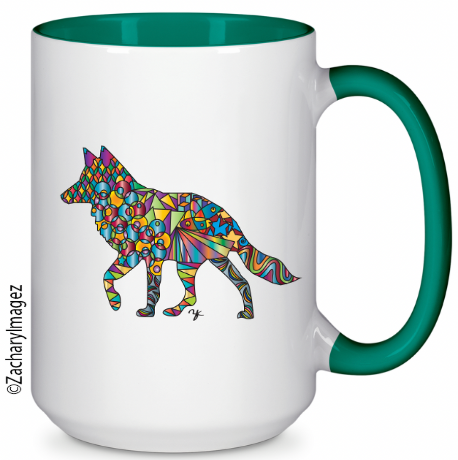 Wolf 2 Ceramic Mug