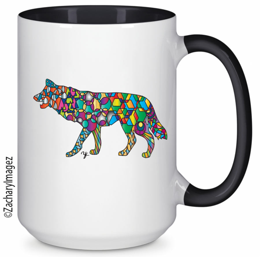 Wolf Growl Ceramic Mug